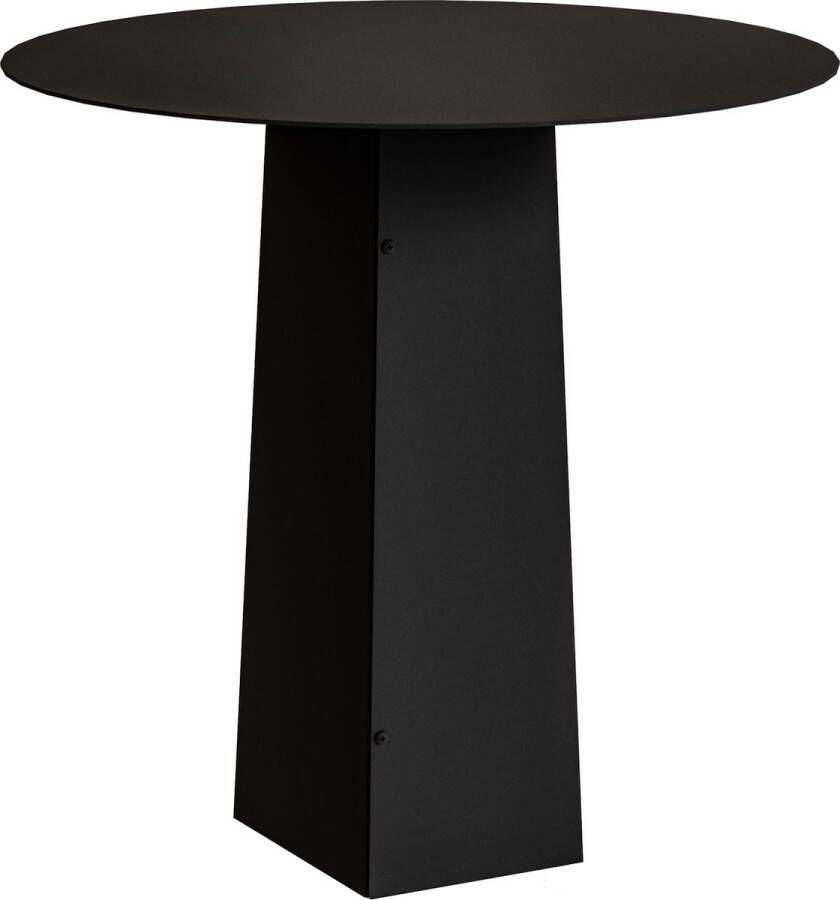 Gorillz Charm Bijzettafel Rond Zwarte Metalen Koffietafel Design Tafel voor Woonkamer Hal of Slaapkamer - Foto 2