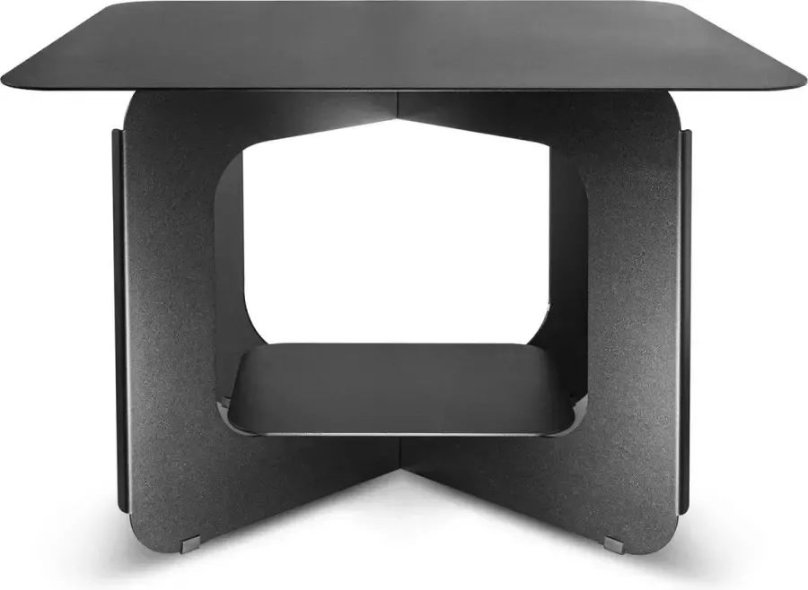 Gorillz Grado Bijzettafel Zwart Industrieel Metaal Moderne Koffietafel Stalen Design Tafeltje - Foto 2