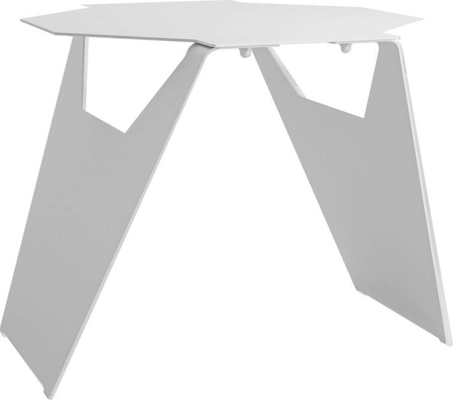 Gorillz Hive Bijzettafel Moderne Salontafel koffietafel Metaal Design- Wit