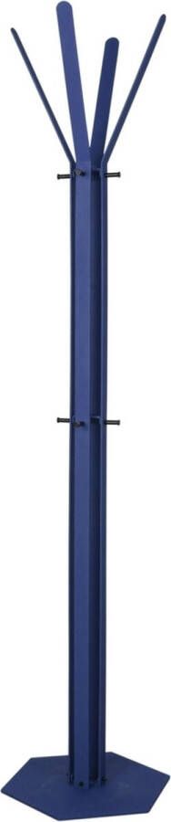 Gorillz Stack- KapstokStaand- Staande kapstok -Metaal 12Kapstok haken -174 5 cm Blauw