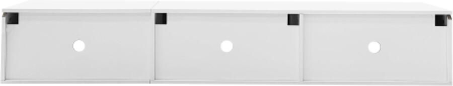 GOTAGEE TV-Meubel 180 cm Hoogglans met 16-kleurige LED-verlichting wandmontage mogelijk - Foto 2