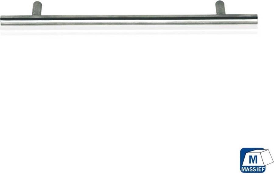 GPF bouwbeslag GPF Meubelgreep T-model 10x190 128mm