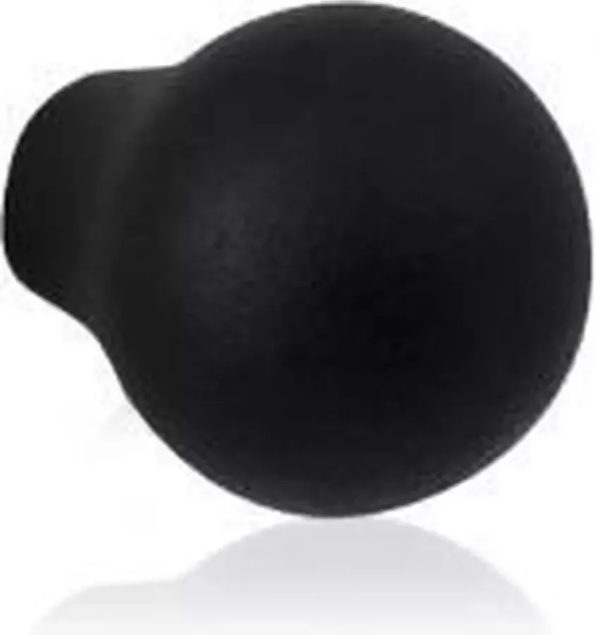 GPF bouwbeslag GPF Meubelknop rond 30mm hoogte 37mm zwart