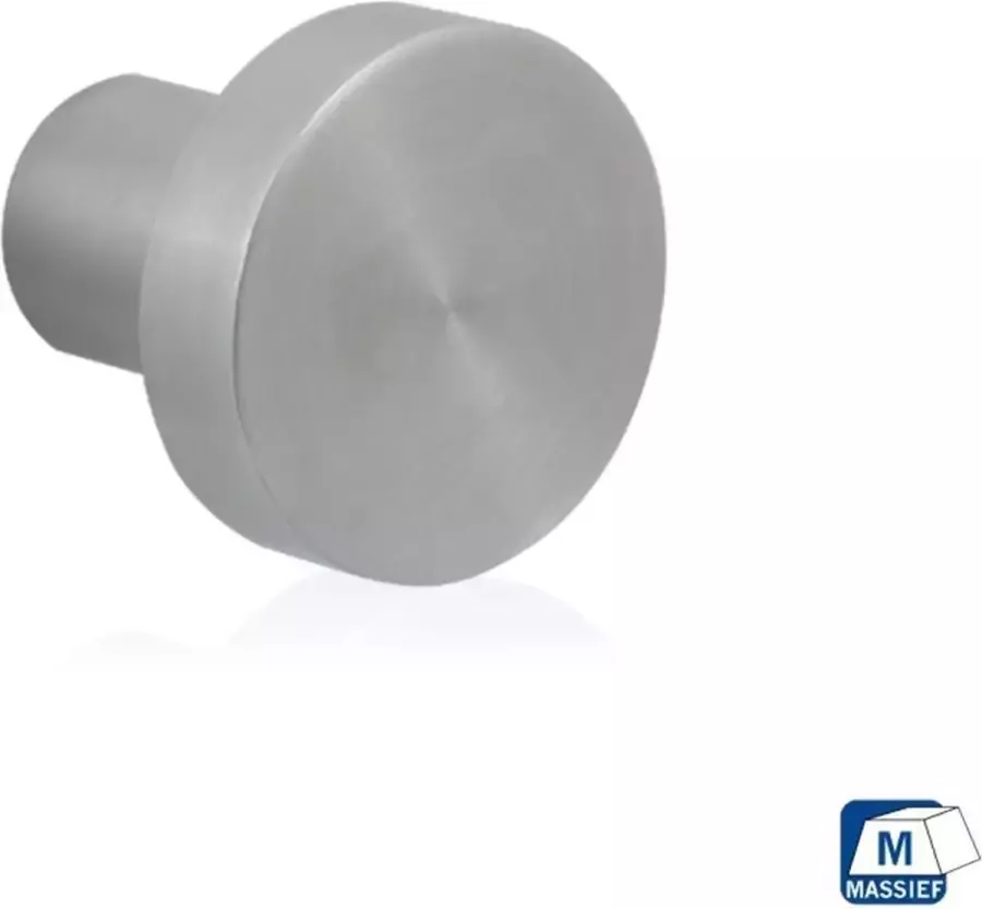 GPF bouwbeslag GPF Meubelknop rond 35mm hoogte 32mm