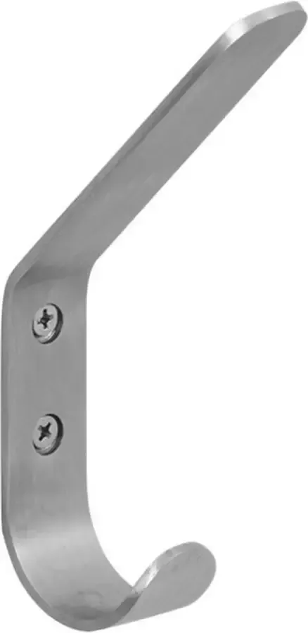 GPF bouwbeslag GPF0820.09 RVS mat jashaak en hoedhaak 125x21x75mm