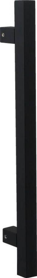 GPF Deurgreep Zwart RVS T-model 10 30x2000mm hoogte 70mm zwart