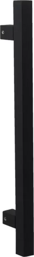 GPF deurgreep 10 vierkant 22x300 200mm hoogte 55mm zwart