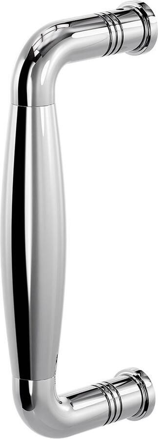 GPF Deurgreep RVS gepolijst RVS 4919.49B gebogen 157x62 141mm RVS gepolijst