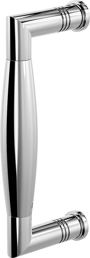 GPF Deurgreep RVS gepolijst RVS Binnendeur 4918.49C haaks 207x63 191mm RVS gepolijst