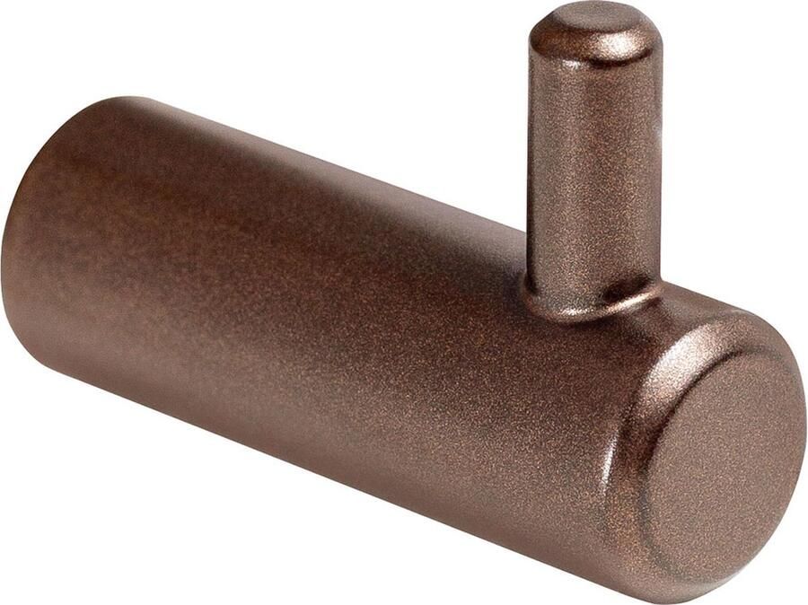 GPF Kapstokhaak Brons Kleur RVS Bronze blend jas handdoekhaak 40x14 mm