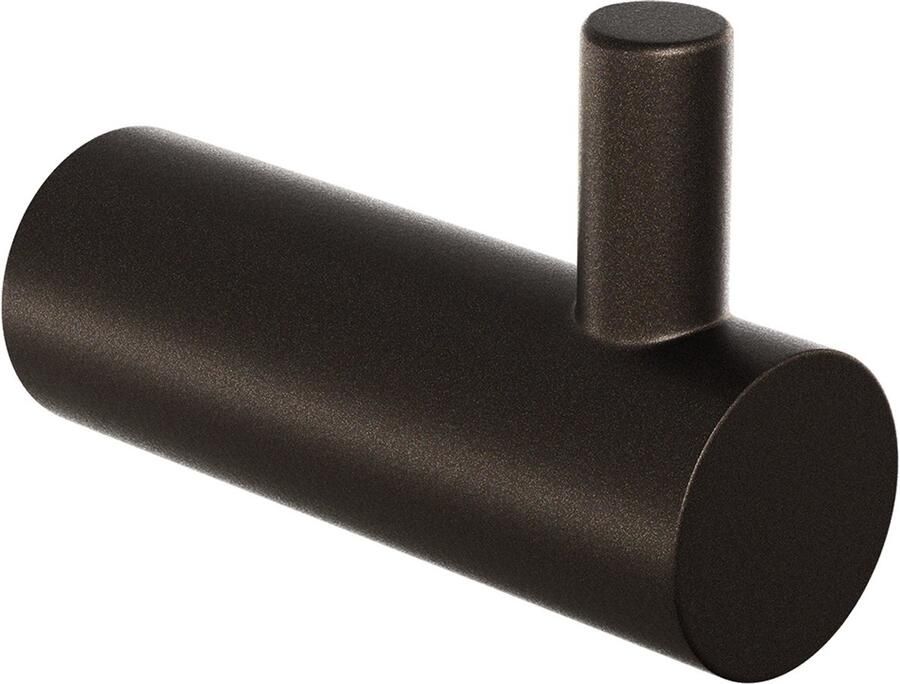 GPF Kapstokhaak Dark Brons Kleur RVS Dark blend jas handdoekhaak 40x14 mm