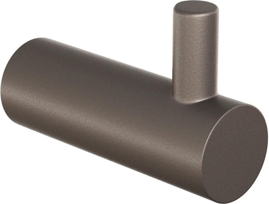 GPF Kapstokhaak Mocca blend RVS Mocca blend jas handdoekhaak 40x14 mm