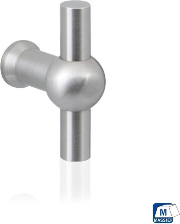 GPF Meubelknop Train 12x45mm RVS