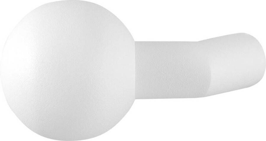 GPF Wit verkropte kogelknop 55mm draaibaar