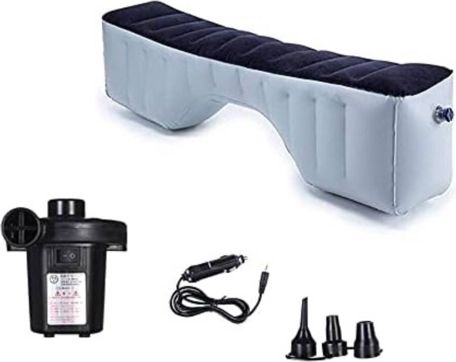 Gratyfied Auto luchtbed Auto luchtmatras Auto luchtbed voor achterbank Auto matras 130 x 27 x 33 cm Zwart