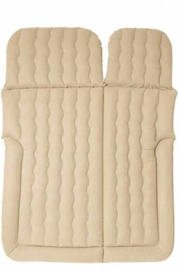 Gratyfied Auto luchtbed Auto luchtmatras Auto luchtbed voor achterbank Auto matras 175 x 130 cm Beige