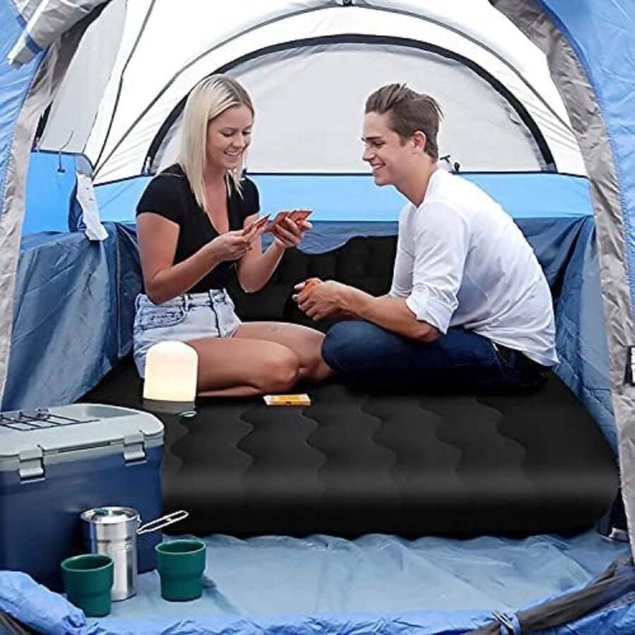 Gratyfied Auto luchtbed Auto luchtmatras Auto luchtbed voor achterbank Auto matras 3 12 kg Zwart