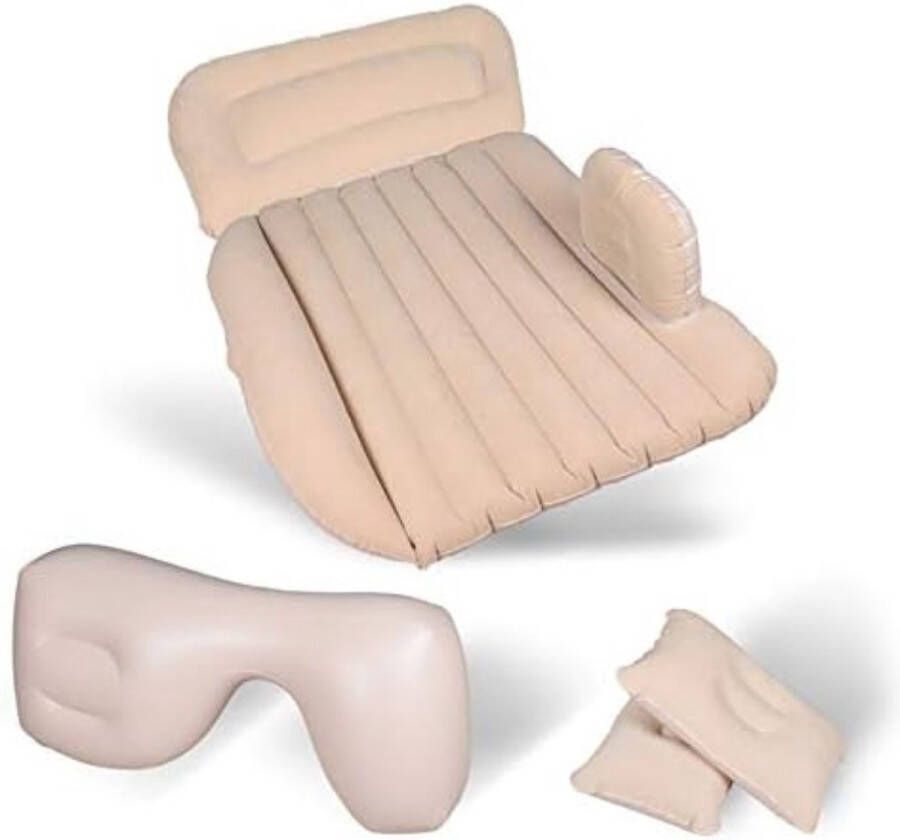 Gratyfied Auto luchtbed Auto matras achterbank Auto luchtmatras Auto luchtbed voor achterbank Auto matras Beige