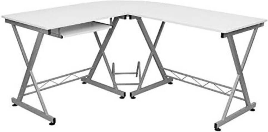 Gratyfied Computertafel Voor Laptops Computertafel Laptoptafel Verrijdbaar Workstation Lessenaar Wit