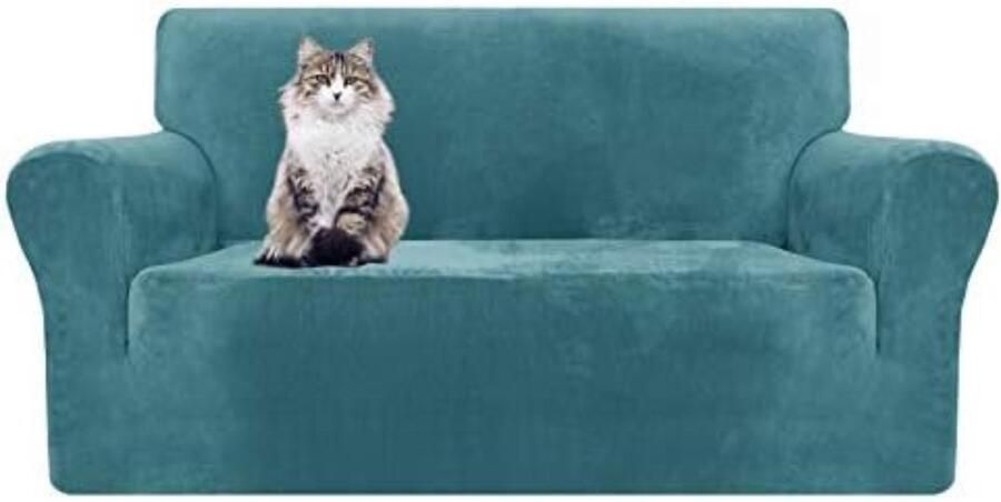 Gratyfied Bankhoes 2 Zitsbank Zetelhoes 2 Zit Bankhoes Stretch Blauw