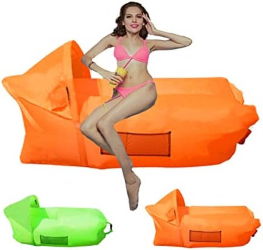 Gratyfied Opblaasbank Opblaasbare Bank Opblaasbare Sofa Opblaasbare Lounge Blauw