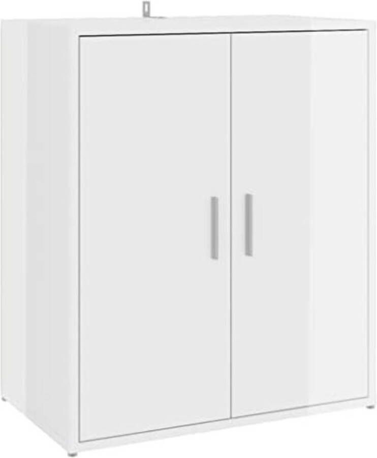 Gratyfied Schoenenkastje Schoenenkasten met deur Halkastje Halkasten met deuren 35 x 60 x 70 cm 24 15 kilogram Hoogglans Wit
