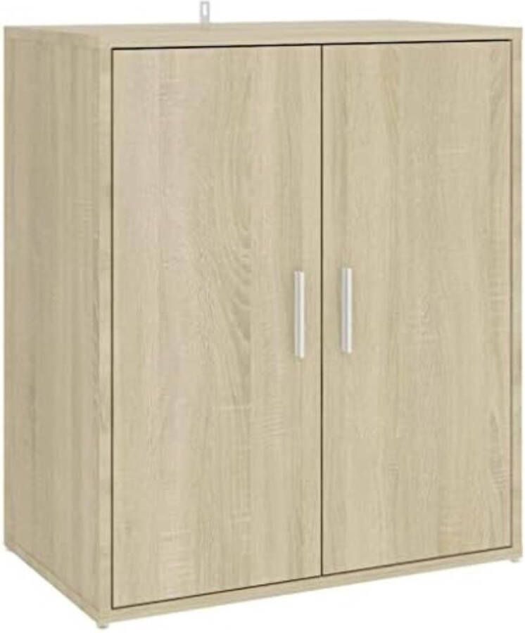 Gratyfied Schoenenkastje Schoenenkasten met deur Halkastje Halkasten met deuren 60x35x70 cm Sonoma eik