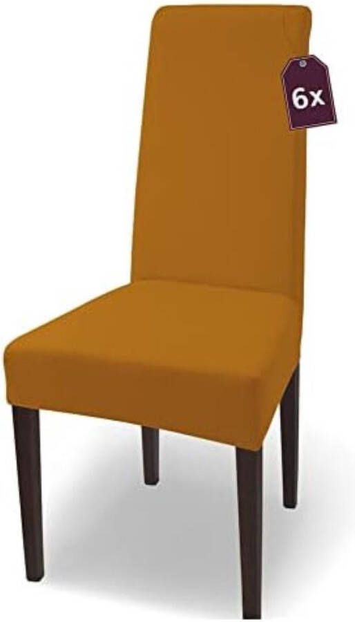 Gratyfied Stoelhoezen 6 stuks Stoelhoezen eetkamerstoelen stoelhoezen stretch