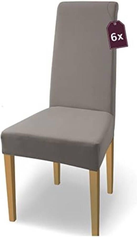 Gratyfied Stoelhoezen 6 stuks Stoelhoezen eetkamerstoelen stoelhoezen stretch
