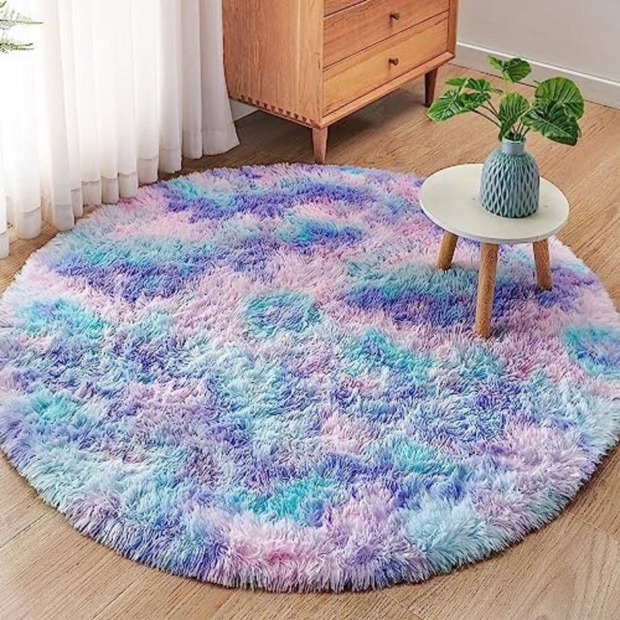 Gratyfied Vloerkleed Tapijt Zacht And Fluffy 100 cm Rond