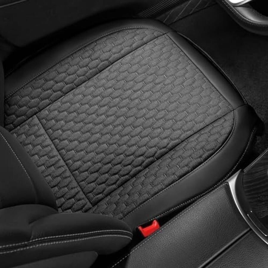 Gravora Autostoelkussen Ademend Linnen Zitcomfort met Antislip