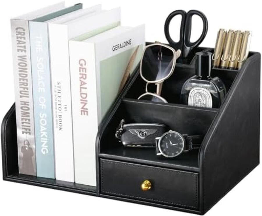 Gravora Bureau Organizer met Lade Multifunctionele Penhouder en Documentenhouder