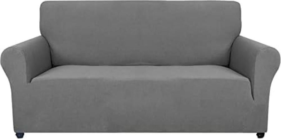 Gravora Rekbare Sofahoes 2-Zits Krasbestendige Bescherming Grijs