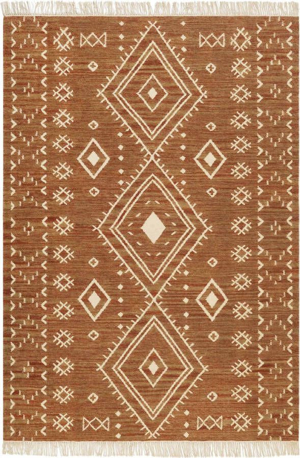 Green Looop Handgeweven vloerkleed Monaco 80% onbewerkte wol 20% katoen Dikte: