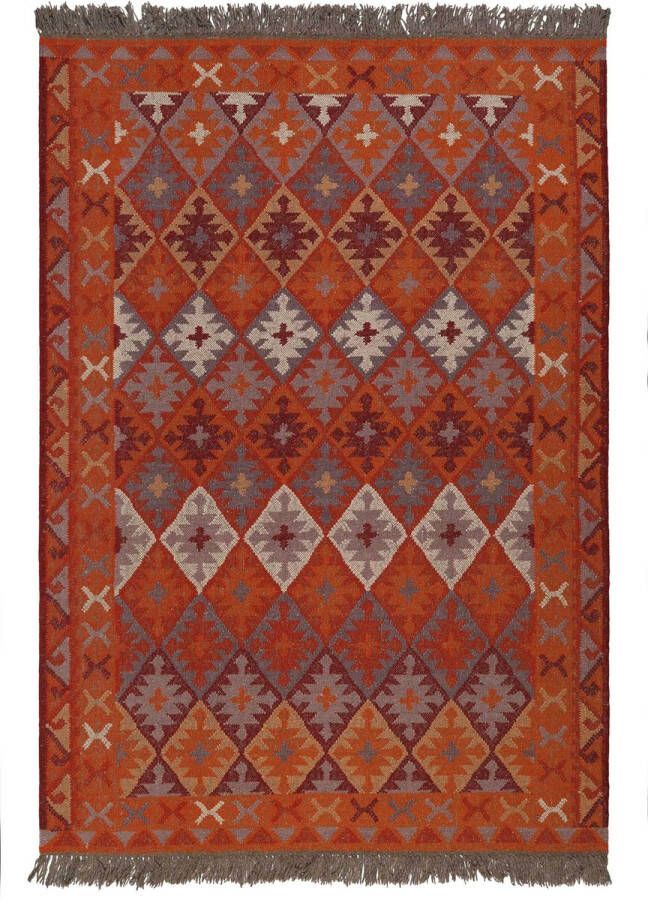 Green Looop Handgeweven vloerkleed Pierre 100% wol Dikte: 5mm