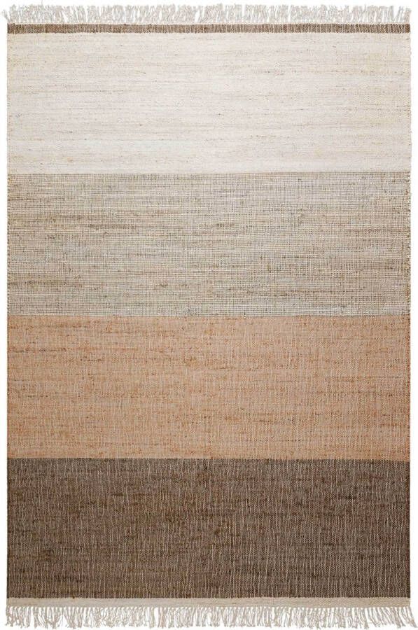 Green Looop Handgeweven vloerkleed Vito 80% Jute 20% Katoen Dikte: 4mm