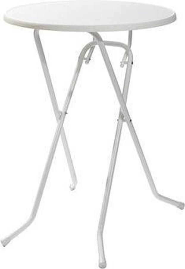 Grizzly Outdoor Statafel blad Ø 85 cm Horeca kwaliteit Wit Hangtafel