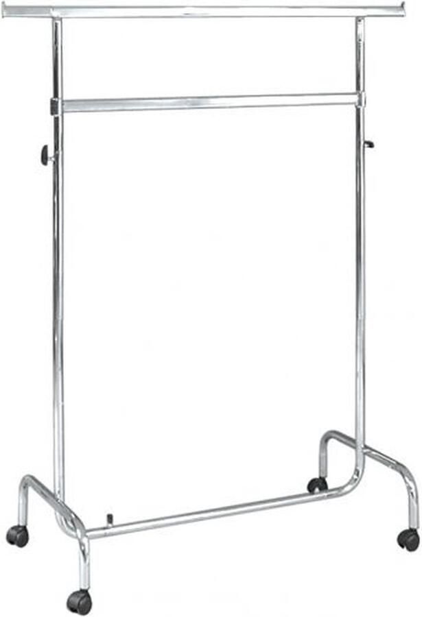 Gruppo Corso BASIC demontabel kledingrek + tussenbar op kleine wielen van onze fabriek uit Italie