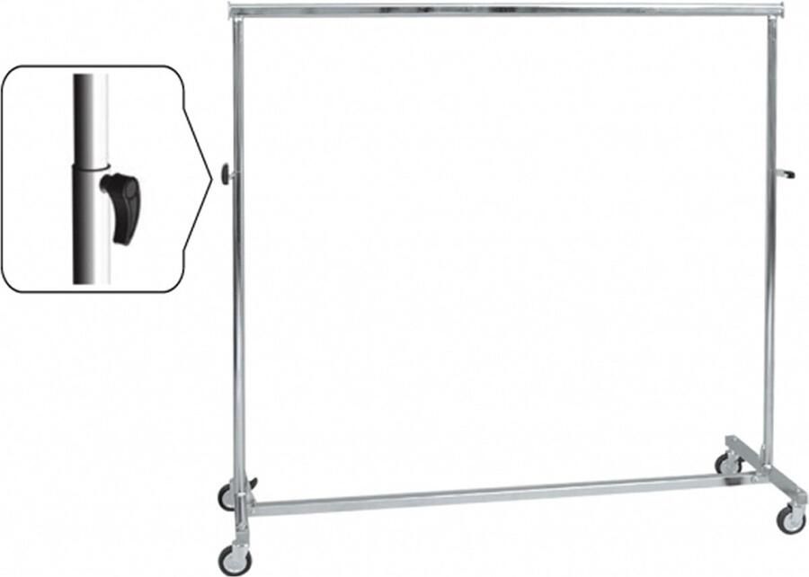 Gruppo Corso XXL LUXE Inklapbaar kledingrek extra breed van onze fabriek uit Italie - Foto 2