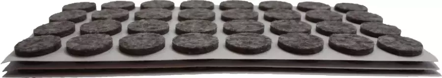 GS Quality Products GS meubelvilt 96 stuks Ø20mm Meubelviltjes Beschermvilt Grijs