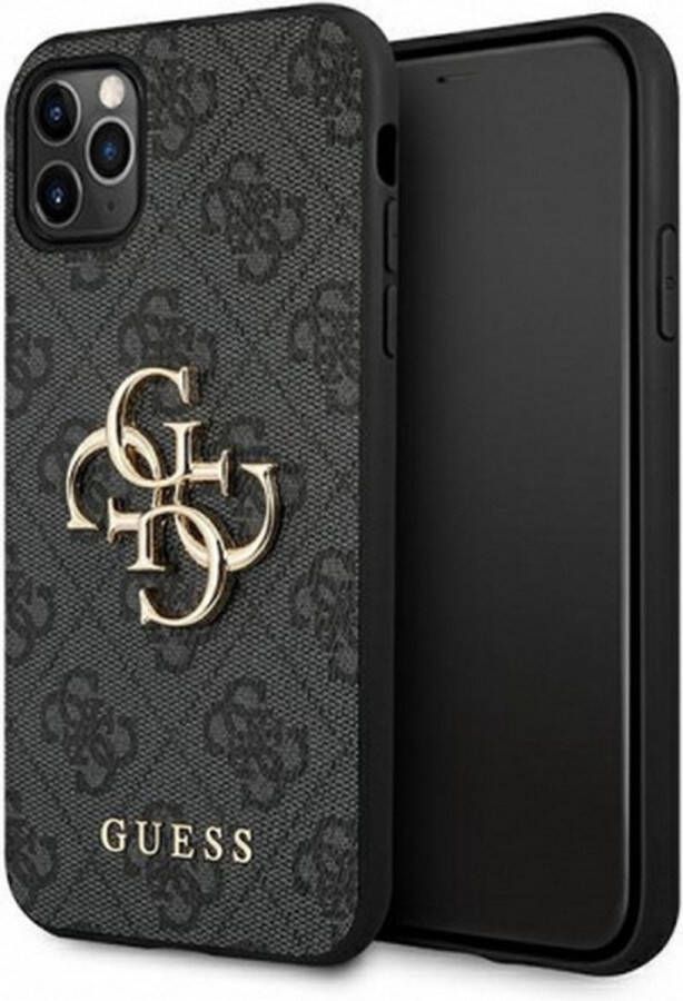 GUESS 4G Metal Logo Back Case Apple iPhone 11 Pro (5.8) Grijs