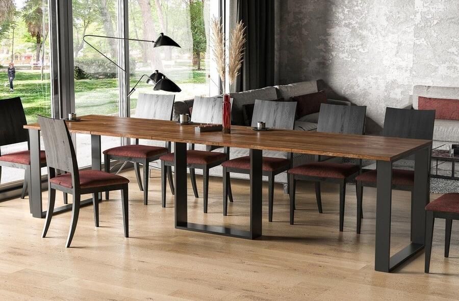 Guru Clayton witte glans uitschuifbare eettafel