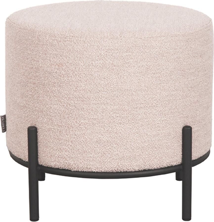 Guru's Athies Uitschuifbare Eettafel Wit hoogglans met Zwart hoogglans poten