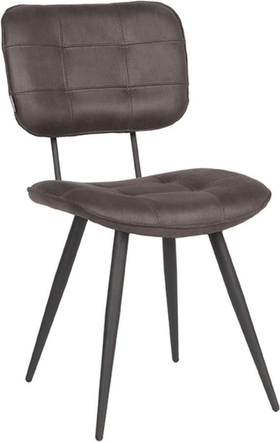 Guru's Damblainville Uitschuifbare Eettafel Grijs hoogglans met Wit hoogglans poten