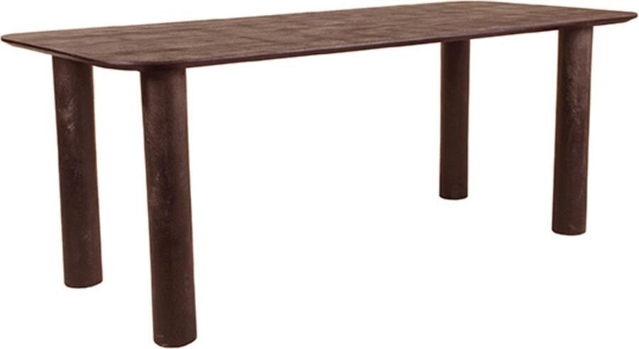 Guru's Damblainville Uitschuifbare Eettafel Wit hoogglans