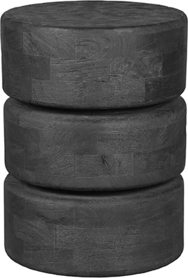 Guru's Damblainville Uitschuifbare Eettafel Wit hoogglans met Zwart hoogglans poten