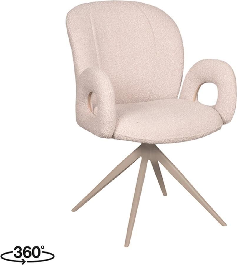 Guru's Damblainville Uitschuifbare Eettafel Zwart hoogglans met Wit hoogglans poten