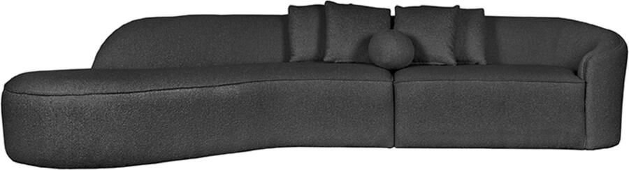 Guru's Felce Uitschuifbare Eettafel Grijs hoogglans & Wit hoogglans