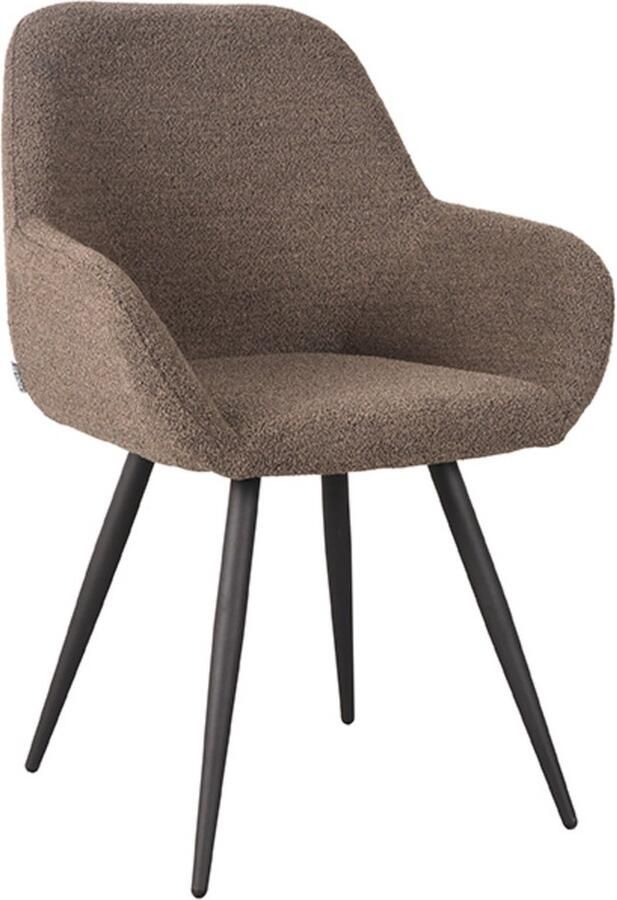 Guru's Felce Uitschuifbare Eettafel Wit hoogglans met Zwart hoogglans poten