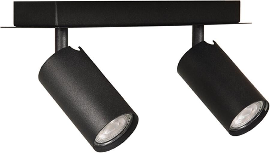 Guru's Felce Uitschuifbare Eettafel Zwart hoogglans met Wit hoogglans & Zwart hoogglans poten